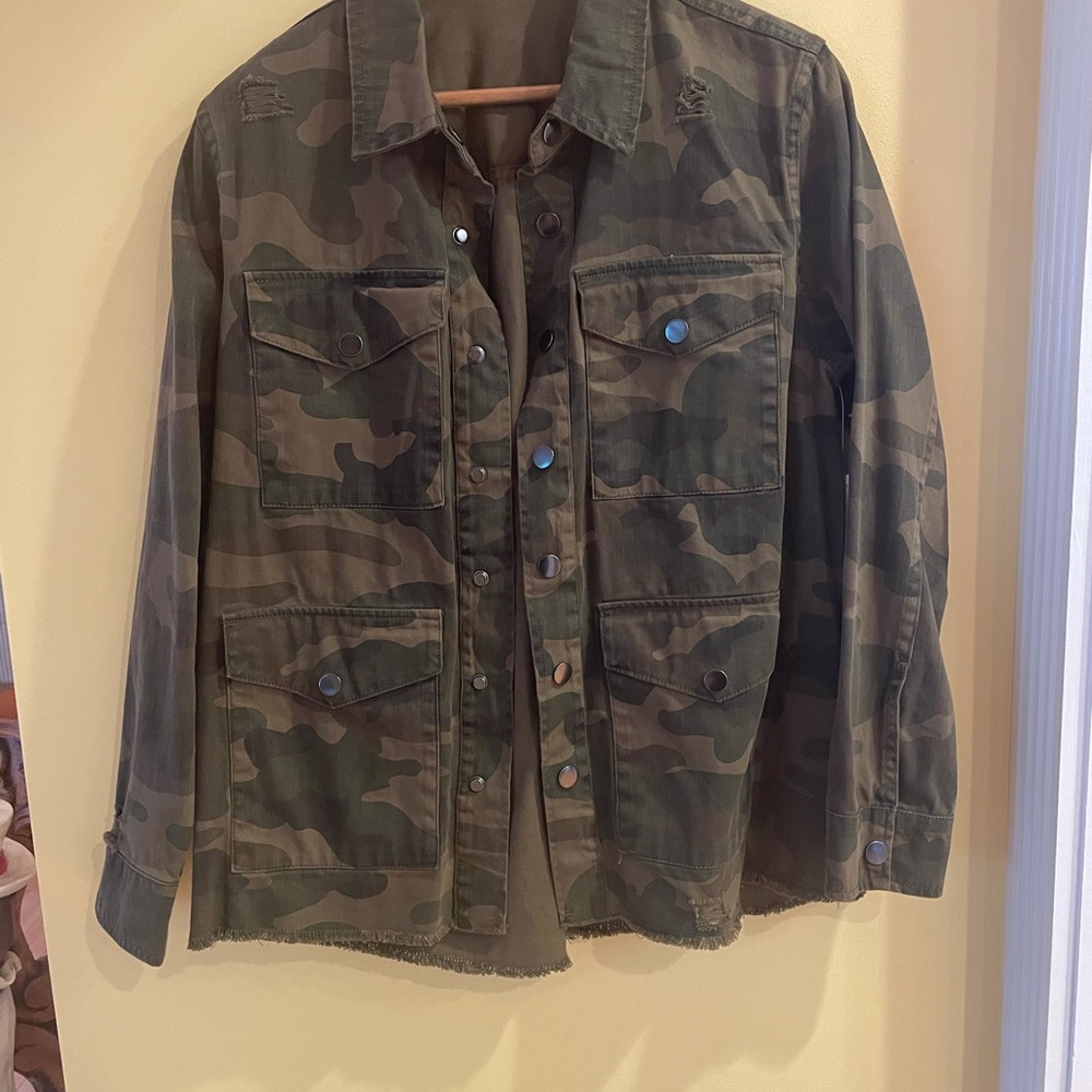 Black NYC reversible army brat jacket